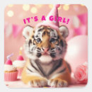 Search for tiger girl stickers Pink
