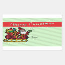 Search for believe rectangle stickers Santa claus
