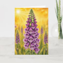 Search for foxgloves cards Purple