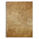 Search for old world map notebooks Vintage