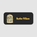 Search for golden name tags Black
