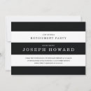 Search for black and white halloween invitations Stripes