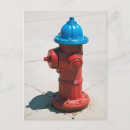 Search for blue fire postcards Red