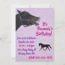 Search for pony birthday invitations Horses