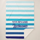 Search for blue and white stripes blankets Striped