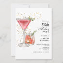 Search for holiday 50th birthday invitations Watercolor