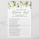 Search for who knows groom best Greenery