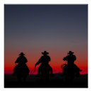 Search for cowboy sunset art Horse