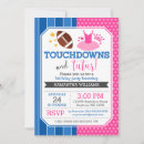 Search for tutus or touchdowns invitations Boy