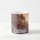 Search for sunset in snow mugs Forest