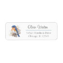 Search for blue bird return address labels Adorable