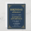 Search for mens 21st birthday invitations Gold