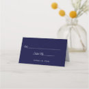 Search for simple wedding place cards Navy blue