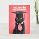 Search for mortarboard cards Cat