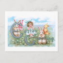 Search for easter greeting postcards Whimsical vintage easter