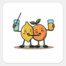 Search for funny lemon stickers Orange