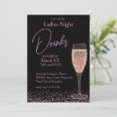 Search for pink champagne invitations Glitter