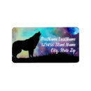 Search for wolf and moon return address labels Wolves