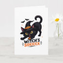 Search for cute halloween cards Black cat
