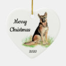 Search for german shepherd christmas tree decorations Pet