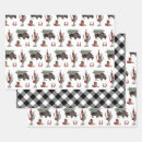 Search for western christmas wrapping paper Cactus