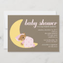 Search for sweet dreams baby shower invitations Moon