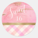 Search for pink sweet sixteen stickers Girly