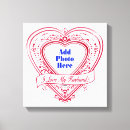 Search for red hearts canvas prints Cute