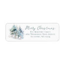Search for woodland return address labels Merry christmas