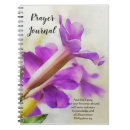 Search for purple flower notebooks Christian