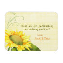 Search for sunflower wedding favours Thank you