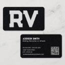 Search for recreational vehicle business cards Camper