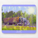 Search for logging mouse mats Truck driving