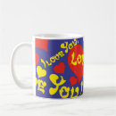Search for yellow hearts mugs Red