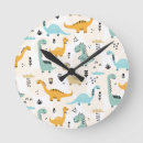 Search for dinosaur nursery clocks Baby shower