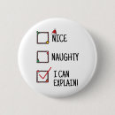 Search for funny halloween badges Santa claus