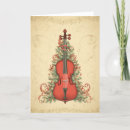Search for musical instruments christmas cards Vintage