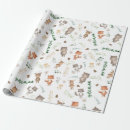 Search for baby boy christmas wrapping paper Woodland