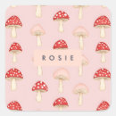 Search for red mushroom stickers Vintage