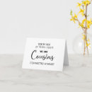 Search for cousin bridesmaid cards Will you be my