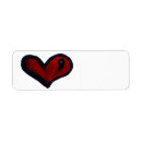 Search for paint brush return address labels Painted