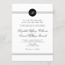 Search for monogram design invitations Elegant