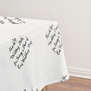 Search for party tablecloths Typography