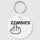 Search for zombies round key rings Halloween