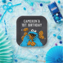 Search for cookie monster birthday plates Sesame street