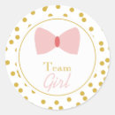 Search for gold bow stickers Baby shower