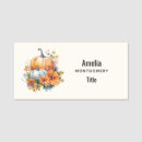 Search for pumpkin name tags Fall