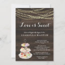 Search for dessert bridal shower invitations Love is sweet