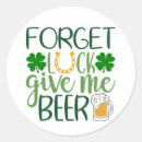 Search for luck stickers Irish