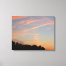 Search for blue and pink sunset canvas prints Clouds